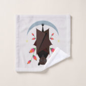 Ensemble de serviettes de bain Fox volant (Gant de toilette)