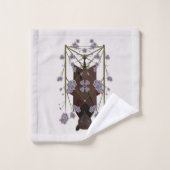 Ensemble de serviettes de bain Fox volant (Gant de toilette)