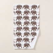 Ensemble de serviettes de bain Frenzy Baby Elephan (Serviette à main)