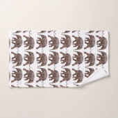 Ensemble de serviettes de bain Frenzy Baby Elephan (Serviette à main)