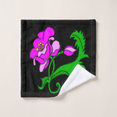 Ensemble de serviettes de bain Fuchsia Fleur Lumin (Gant de toilette)