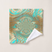 Ensemble de serviettes de bain géométriques Abstra (Gant de toilette)