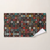 Ensemble de serviettes de bain géométriques Cercle (Serviette à main)