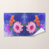 Ensemble de serviettes de bain Gerberas trois coul (Serviette à main)