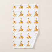 Ensemble de serviettes de bain - Girafe Mignon (Serviette à main)