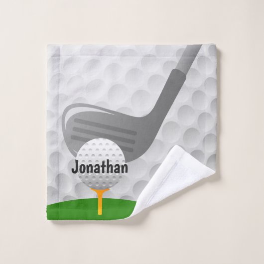 Ensemble de serviettes de bain Golfing Design (Gant de toilette)