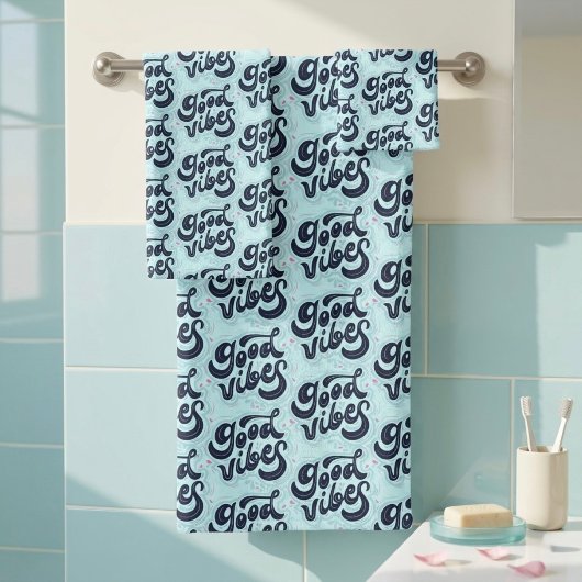 Ensemble de serviettes de bain Good Vibes