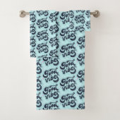 Ensemble de serviettes de bain Good Vibes (En situation)