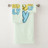 Ensemble de serviettes de bain Good Vibes Only (En situation)