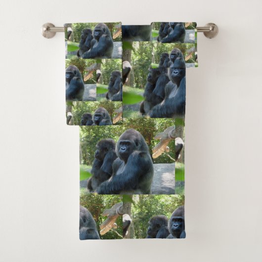 Ensemble De Serviettes De Bain Gorilla (En situation)