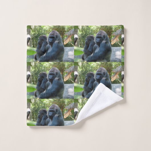 Ensemble De Serviettes De Bain Gorilla (Gant de toilette)