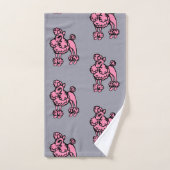 Ensemble de serviettes de bain grandes gris rose P (Serviette à main)