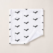 Ensemble de serviettes de bain graphique Halloween (Gant de toilette)