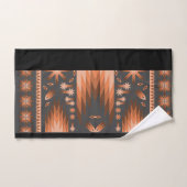 Ensemble de serviettes de bain gris noir du sud-ou (Serviette à main)