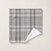 Ensemble de serviettes de bain gris nuage moderne (Gant de toilette)