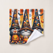 Ensemble de serviettes de bain Halloween amusant e (Gant de toilette)