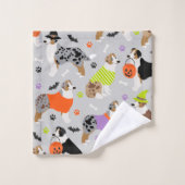 Ensemble de serviettes de bain Halloween Australia (Gant de toilette)