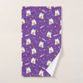Ensemble de serviettes de bain Halloween Cat Ghost (Serviette à main)