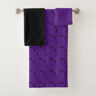 Ensemble de serviettes de bain Halloween/chauve-so
