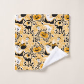 Ensemble de serviettes de bain Halloween Chauves-s (Gant de toilette)