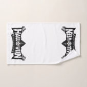 Ensemble de serviettes de bain Halloween en fauche (Serviette à main)