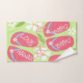 Ensemble de serviettes de bain Hawaii Aloha Collec (Serviette à main)