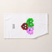 Ensemble de serviettes de bain Heart Fuzzies (Serviette à main)