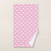 Ensemble de serviettes de bain Heart Love (Serviette à main)