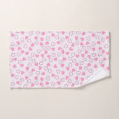Ensemble de serviettes de bain Heart Love (Serviette à main)