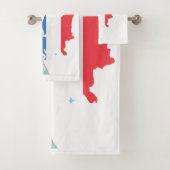 Ensemble de serviettes de bain Hello Paris (En situation)