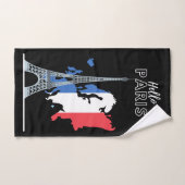 Ensemble de serviettes de bain Hello Paris Design (Serviette à main)