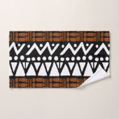 Ensemble de serviettes de bain imprimé Bogolan afr (Serviette à main)
