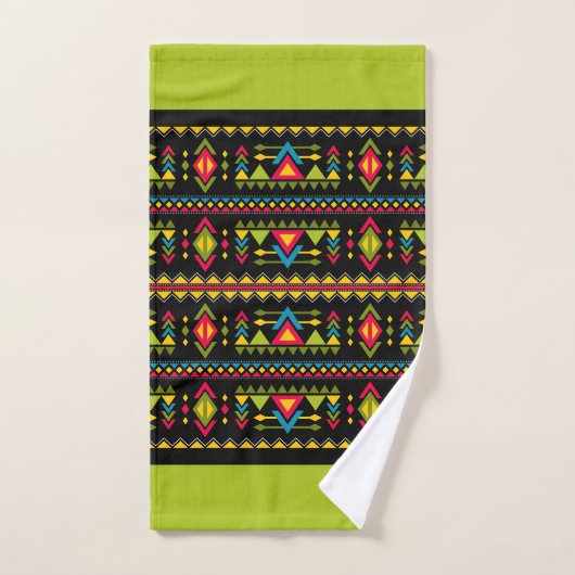 Ensemble de serviettes de bain indien Navajo améri (Serviette à main)