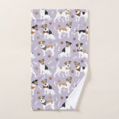 Ensemble de serviettes de bain Jack Russell Terrie (Serviette à main)