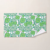 Ensemble de serviettes de bain japonais Koi Pond (Serviette à main)