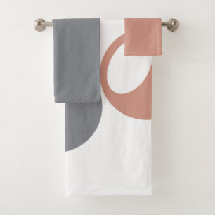 Ensemble De Serviettes De Bain Jongeur Moderne Du