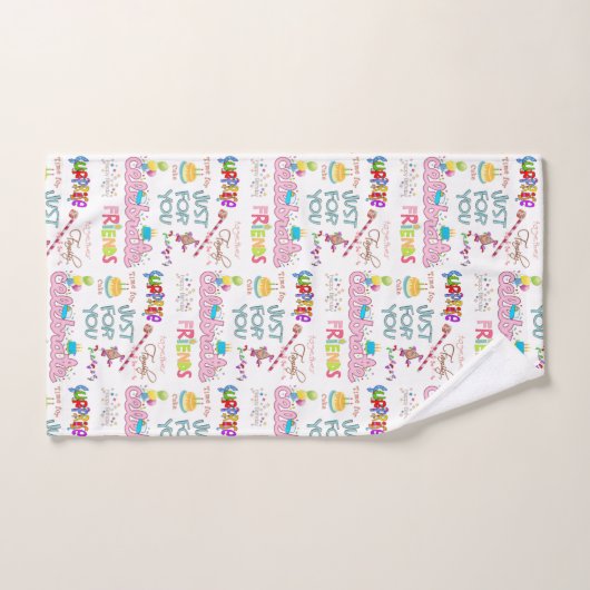 Ensemble de serviettes de bain, Joyeux Anniversair (Serviette à main)