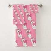Ensemble de serviettes de bain Kitty (En situation)