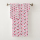 Ensemble de serviettes de bain Kitty (En situation)