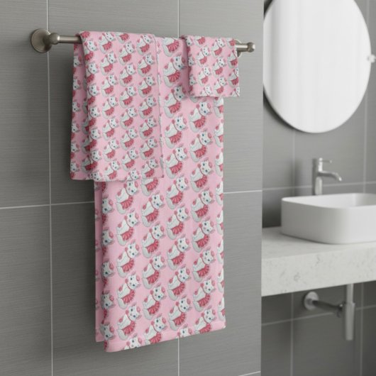 Ensemble de serviettes de bain Kitty