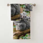 Ensemble de serviettes de bain Koala Bears (En situation)