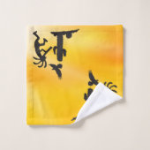 Ensemble de serviettes de bain Kokopelli de style (Gant de toilette)