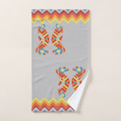 Ensemble de serviettes de bain Kokopelli gris sud- (Serviette à main)