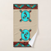 Ensemble de serviettes de bain Kokopelli Sud-Ouest (Serviette à main)