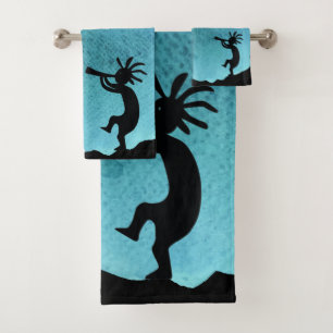 Ensemble de serviettes de bain Kokopelli Sud-Ouest