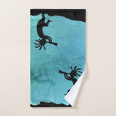 Ensemble de serviettes de bain Kokopelli Sud-Ouest (Serviette à main)