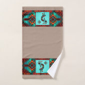 Ensemble de serviettes de bain Kokopelli Sud-Ouest (Serviette à main)
