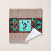 Ensemble de serviettes de bain Kokopelli Sud-Ouest (Gant de toilette)