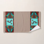 Ensemble de serviettes de bain Kokopelli Sud-Ouest (Serviette à main)