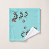 Ensemble de serviettes de bain Kokopelli Sud-Ouest (Gant de toilette)